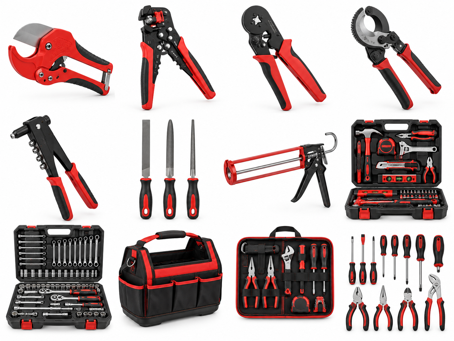 Ratchet PVC pipe cutter — illustrative product image