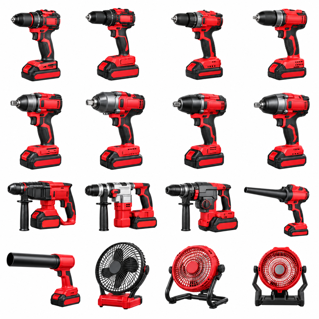 CY-101 Cordless drill — retouched product illustration